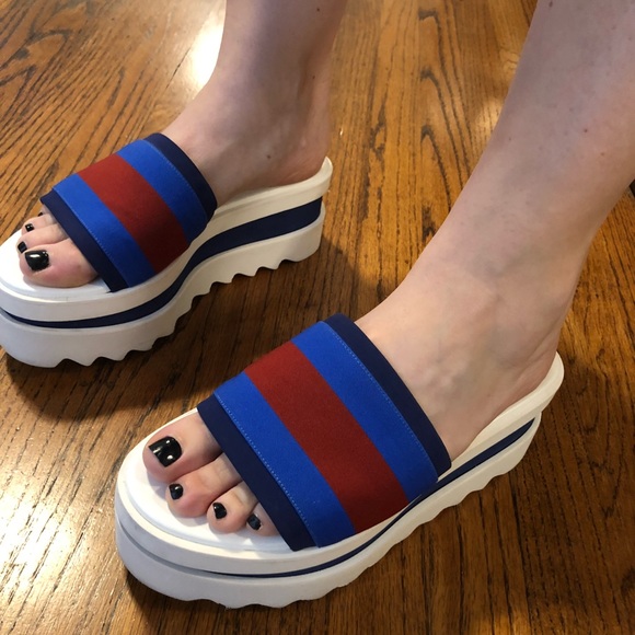 stella mccartney platform slides